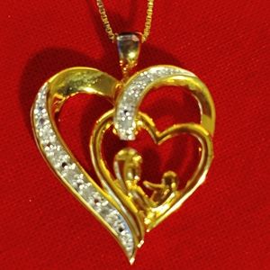 Mother & Child Necklace for Mother's Day